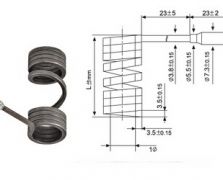 3.5X3.5熱流道發(fā)熱圈